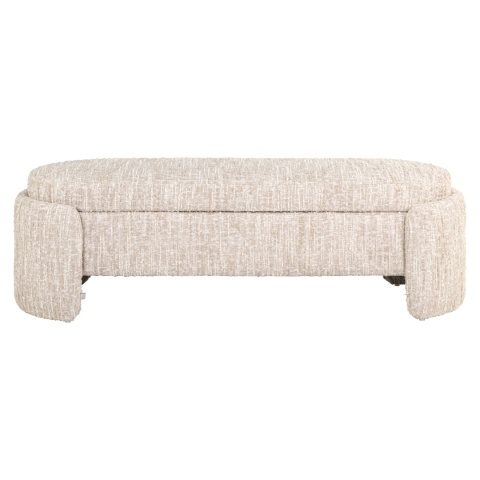 RICHMOND ławka Cupid ze schowkiem beżowa - beige angora