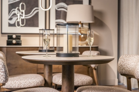 RICHMOND stolik bistro RITZ 75 brązowy