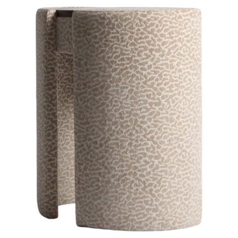 RICHMOND toaletka zamykana ROXENNE z krzesłem - beige leopard