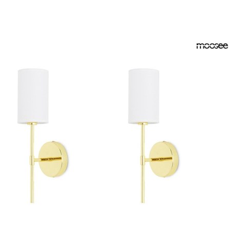 MOOSEE zestaw 2 lamp ściennych IMPERIO złoty