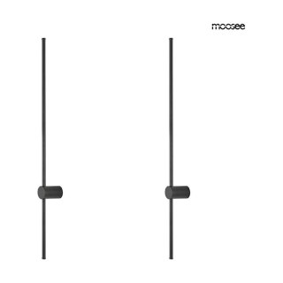 MOOSEE zestaw 2 lamp ściennych OMBRE 100 czarny
