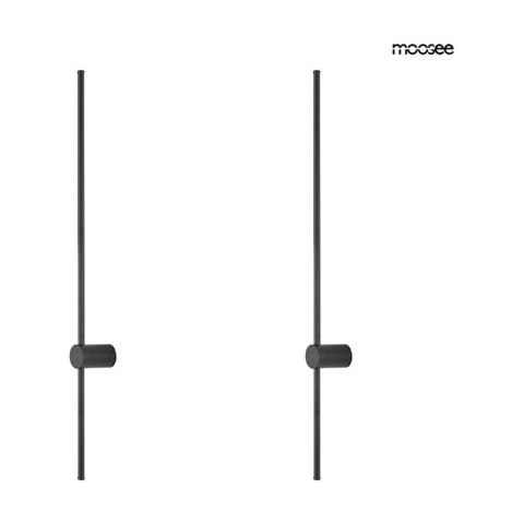 MOOSEE zestaw 2 lamp ściennych OMBRE 100 czarny