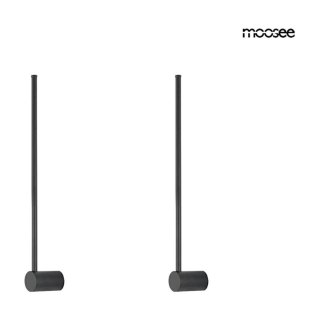 MOOSEE zestaw 2 lamp ściennych OMBRE 60 czarny