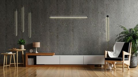 MOOSEE zestaw 2 lamp ściennych OMBRE 60 czarny