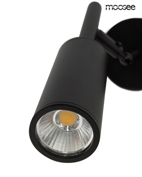 MOOSEE zestaw 2 lamp ściennych PRISMA czarny