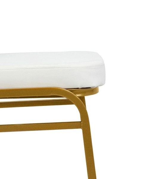 Zestaw krzesło bankietowe HESTIA białe + pokrowiec WEDING biały