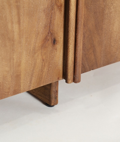 Komoda DREUX 175 - naturalny marmur / drewno mango