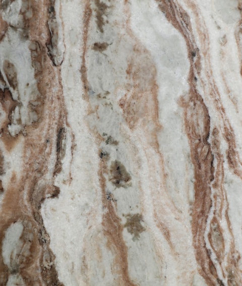 Komoda DREUX 175 - naturalny marmur / drewno mango