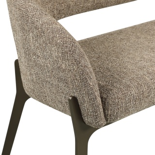RICHMOND ławka do jadalni KENZI 210 - brown tweed