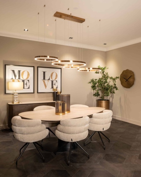 RICHMOND stół jadalniany RITZ 220 brązowy