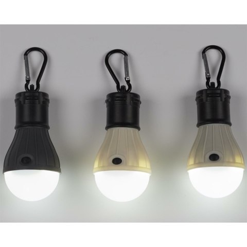 Lampka Żarówka kempingowa szara jasna Lampka Żarówka kempingowa szara jasna