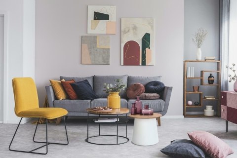 Stolik Ethos naturalny/ biały Stolik Ethos naturalny/ biały