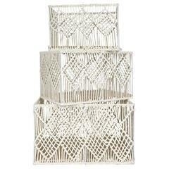 Zestaw 3 koszy BOHO Zestaw 3 koszy BOHO