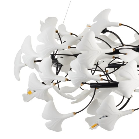 Lampa wisząca BOTANIKA czarno biała 80 cm