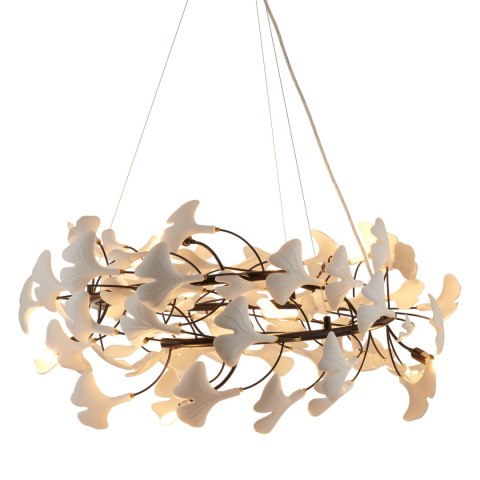 Lampa wisząca BOTANIKA czarno biała 80 cm