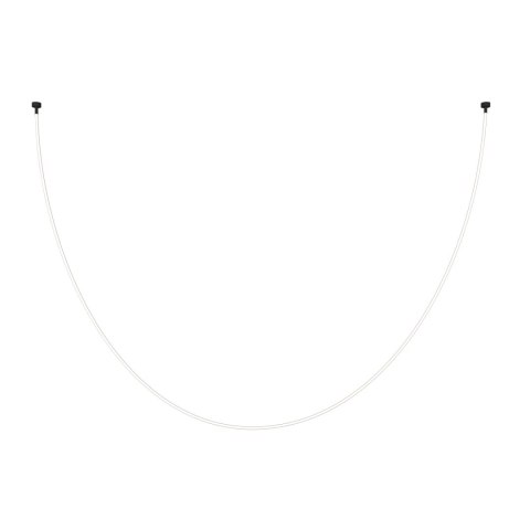 Lampa wisząca SNAKE LED wąż ledowy czarna 500 cm