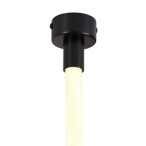 Lampa wisząca SNAKE LED wąż ledowy czarna 500 cm