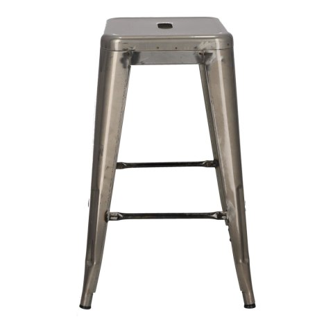 Hoker Paris 66cm metaliczny inspirowany Tolix
