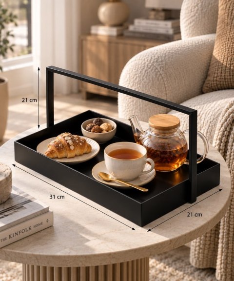 Taca dekoracyjna / koszyk SHP BASKET czarny
