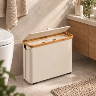 Stojak do przechowywania SHP BAMBOO beżowy / bambusowy