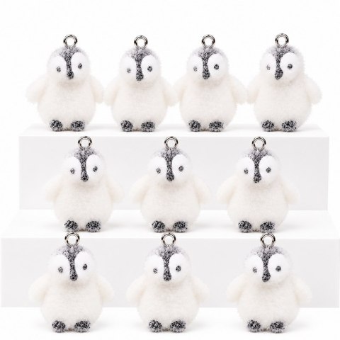 Zestaw 10 sztuk dekoracji Pingwiny SHP PENGUIN
