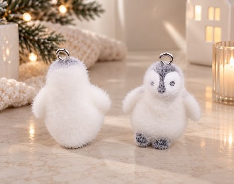 Zestaw 10 sztuk dekoracji Pingwiny SHP PENGUIN