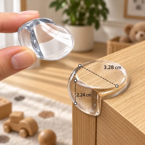 Zestaw 10 sztuk zabezpieczeń narożnika SHP Child Protect CORNER