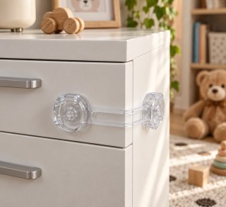Zestaw 5 sztuk zabezpieczeń drzwiczek SHP Child Protect DOORS