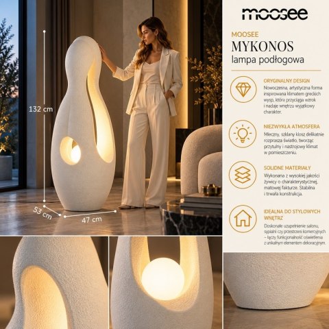 MOOSEE lampa podłogowa MYKONOS