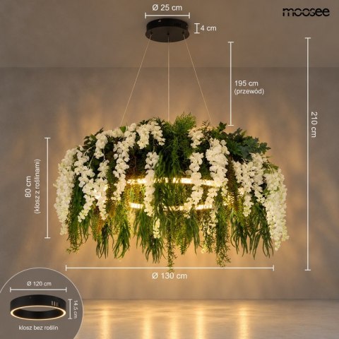 MOOSEE lampa wisząca GARDENS WISTERIA 160