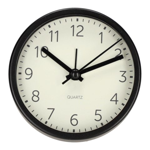 Budzik Quazi czarny 9cm