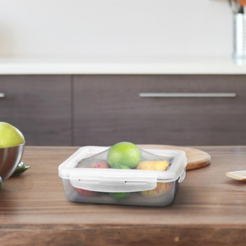 Lunch box z elastyczną pokrywą transparentny Lunch box z elastyczną pokrywą transparentny