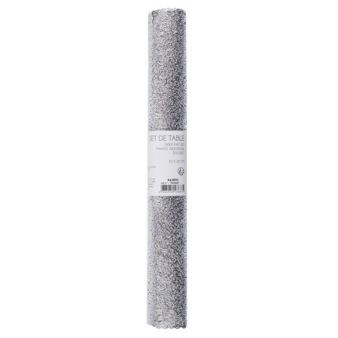 Podkładka pod talerz srebrna 30x45cm Podkładka pod talerz srebrna 30x45cm