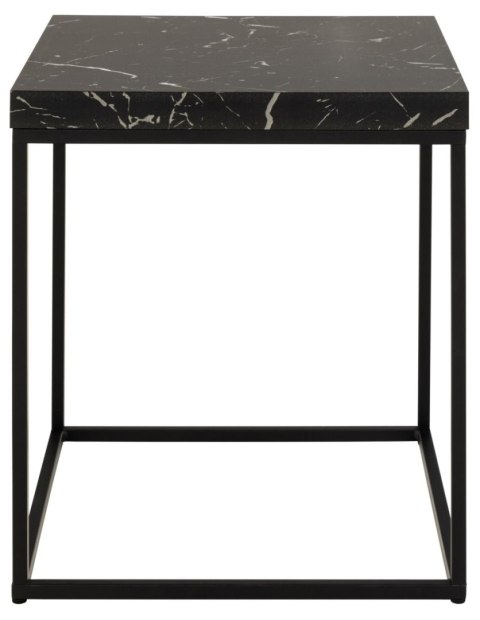Stolik Barossa 40x40cm czarny marmur Stolik Barossa 40x40cm czarny marmur