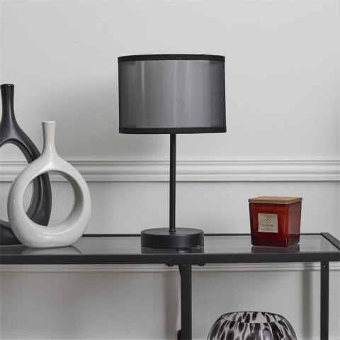 Lampa stołowa z podwójnym kloszem szara Lampa stołowa z podwójnym kloszem szara