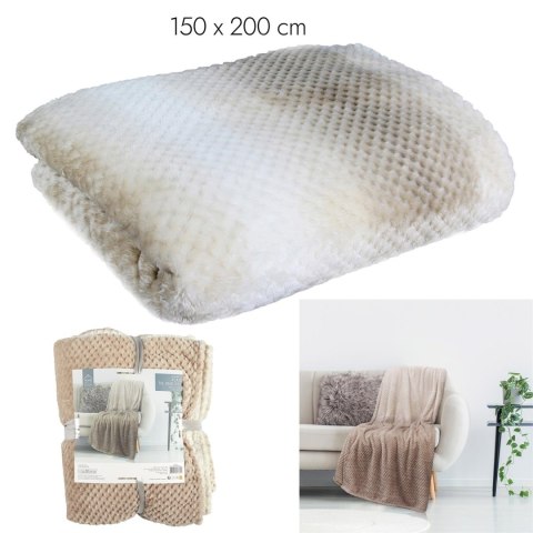 Koc Honey beżowy 150x220cm Koc Honey beżowy 150x220cm