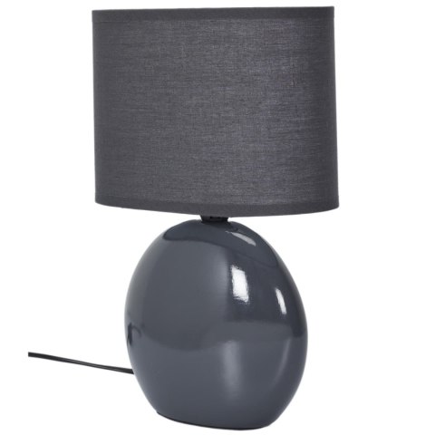 Lampa ceramiczna owalna grafitowa Lampa ceramiczna owalna grafitowa