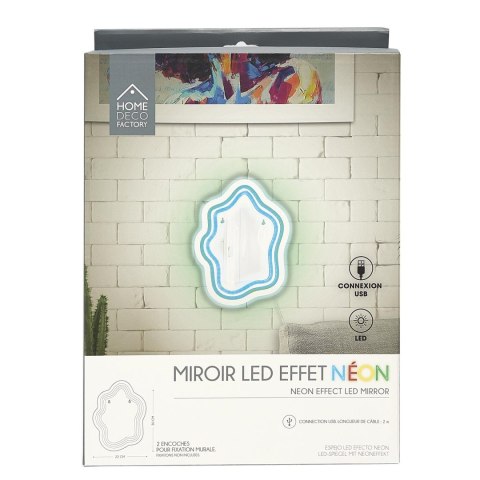Lustro LED z neonowym oświetleniem Lustro LED z neonowym oświetleniem