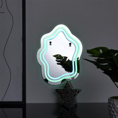 Lustro LED z neonowym oświetleniem Lustro LED z neonowym oświetleniem