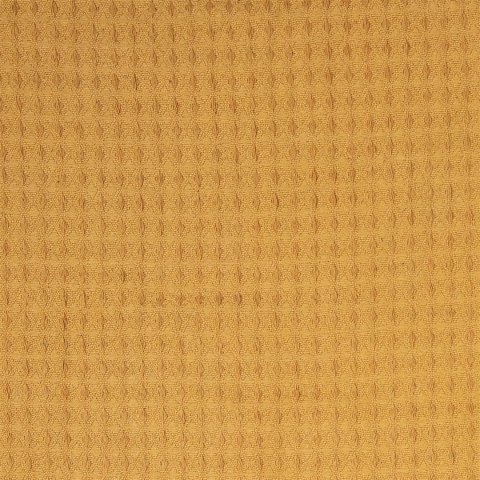 Narzuta na łóżko waflowana 170x250 cm żółta