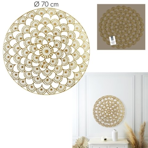 Dekoracja ścienna Mandala 70cm złota Dekoracja ścienna Mandala 70cm złota