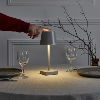 Lampka Blanca stołowa LED dotykowa szara