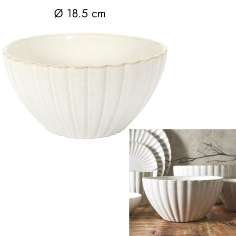 Miska Vlora 18,5cm beżowa Miska Vlora 18,5cm beżowa