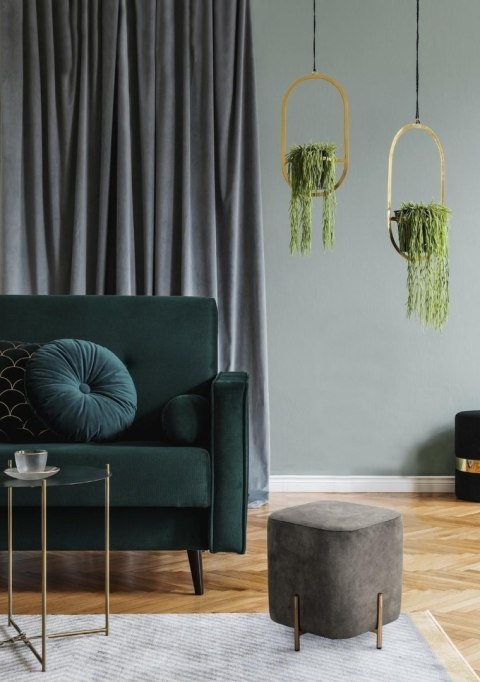 Pufa Izbit Velvet jasnoszara Pufa Izbit Velvet jasnoszara
