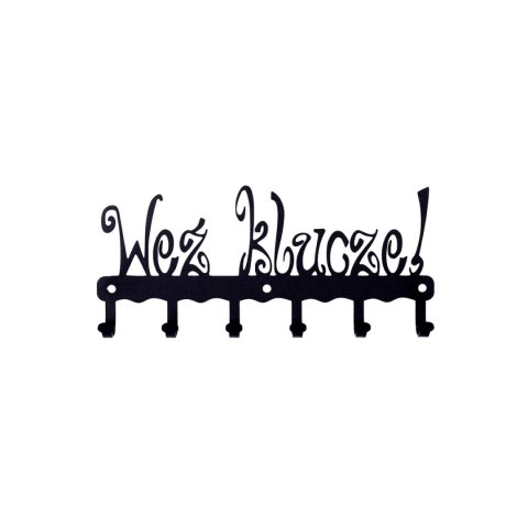 Wieszak ścienny Weź klucze czarny Wieszak ścienny Weź klucze czarny