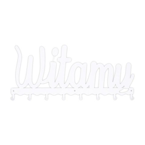 Wieszak ścienny Witamy biały Wieszak ścienny Witamy biały