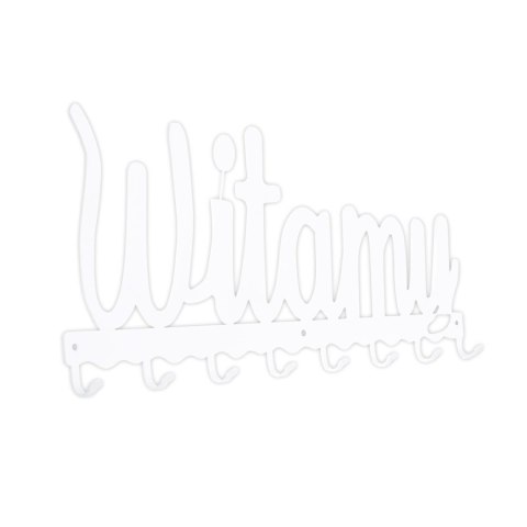 Wieszak ścienny Witamy biały Wieszak ścienny Witamy biały