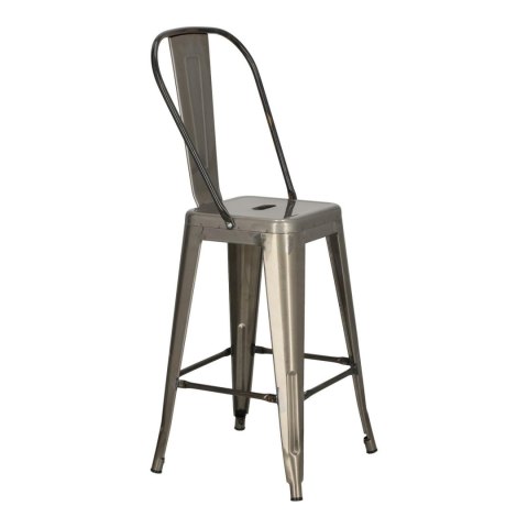 Hoker Paris Back 66cm metaliczny inspirowany Tolix Hoker Paris Back 66cm metaliczny inspirowany Tolix