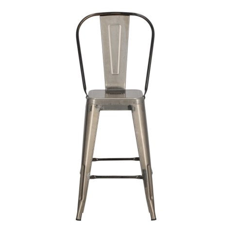 Hoker Paris Back 66cm metaliczny inspirowany Tolix Hoker Paris Back 66cm metaliczny inspirowany Tolix