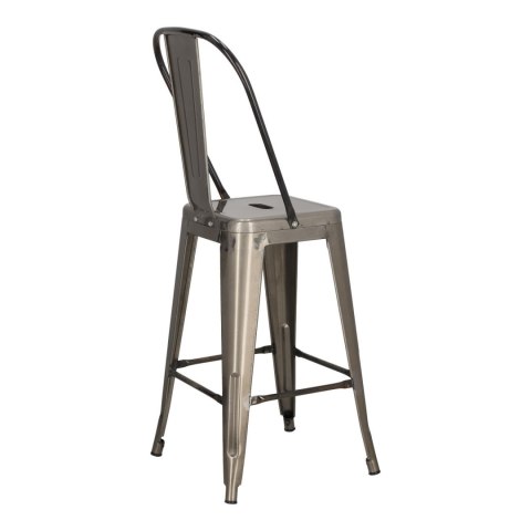 Hoker Paris Back 66cm metaliczny inspirowany Tolix Hoker Paris Back 66cm metaliczny inspirowany Tolix